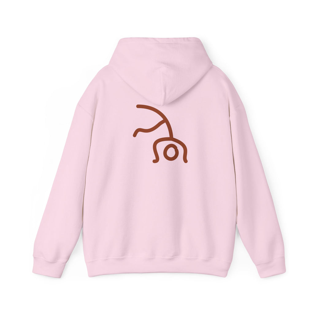 Flippin' Cartwheel - Red - Adult Hoodie